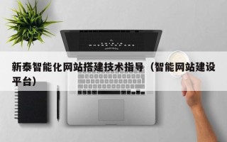 无锡新泰智能化网站搭建技术指导（智能网站建设平台）
